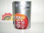 Масло моторное синтетическое TOYOTA SN, 5W30, 1л, Арт. 08880-10706 
