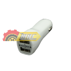 Разветвитель гнезда прикуривателя INTEGO C22 белый (2 USB)