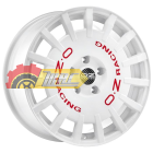 OZ Rally Racing 7x17 5x114.3 ET45 d75 Race White Red Lettering