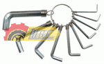 Набор шестигранных ключей 1,5-10мм 10пр. MGH Skrab 44701