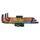 Набор ключей WERA 950/9 Hex-Plus Multicolour BlackLaser 1, 9 предметов [we-022089]