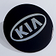 Наклейка Kia 56мм черная