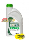 Антифриз EURO зеленый G11 1кг SINTEC