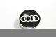 Заглушка Tech-Line Audi 60мм черный
